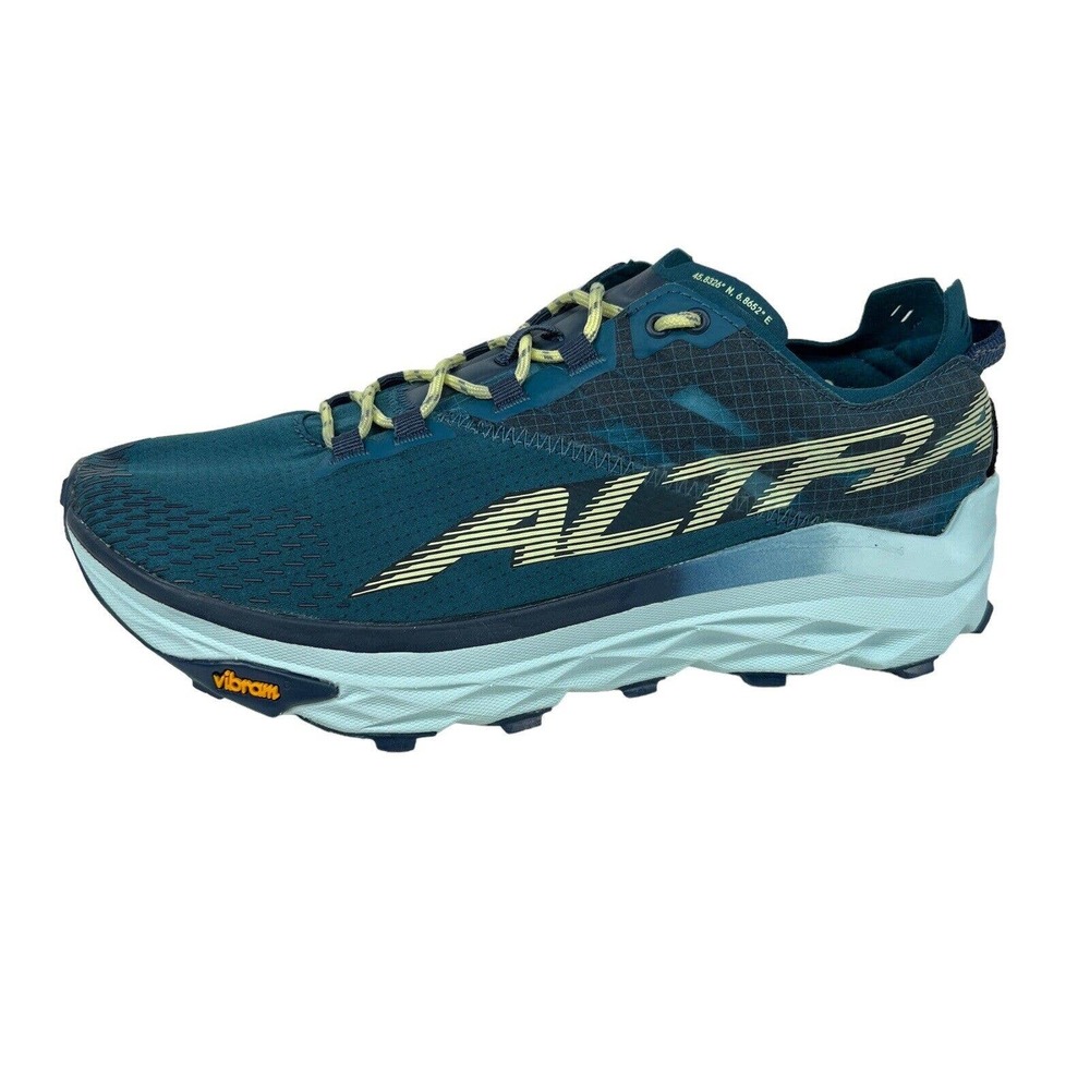 Altra Mont Blanc Womens 10.5 Trail Running Shoes Deep Teal AL0A548D302 EUC!